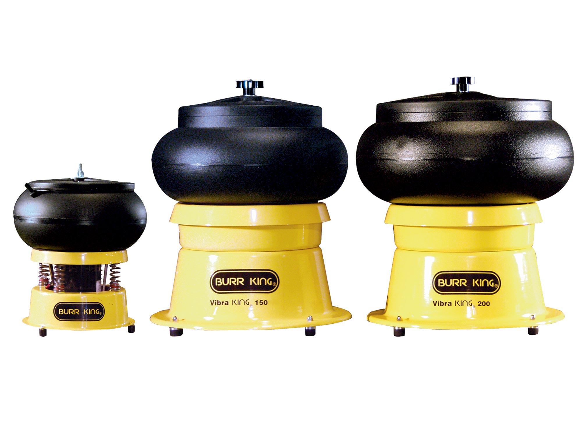 Burr King Bench-Top Vibratory Bowls